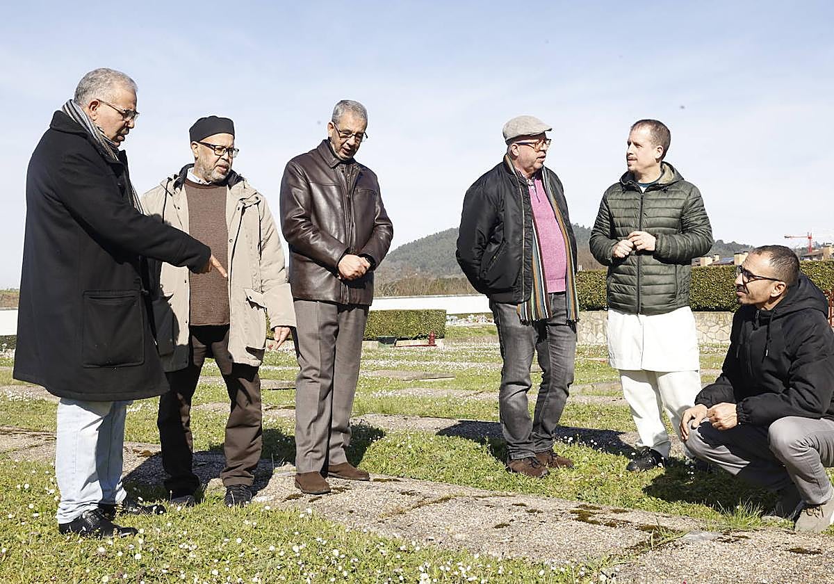 Miembros de la comunidad musulmana de Bizkaia