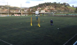 Campo de fútbol de Errotabarri en Plentia.