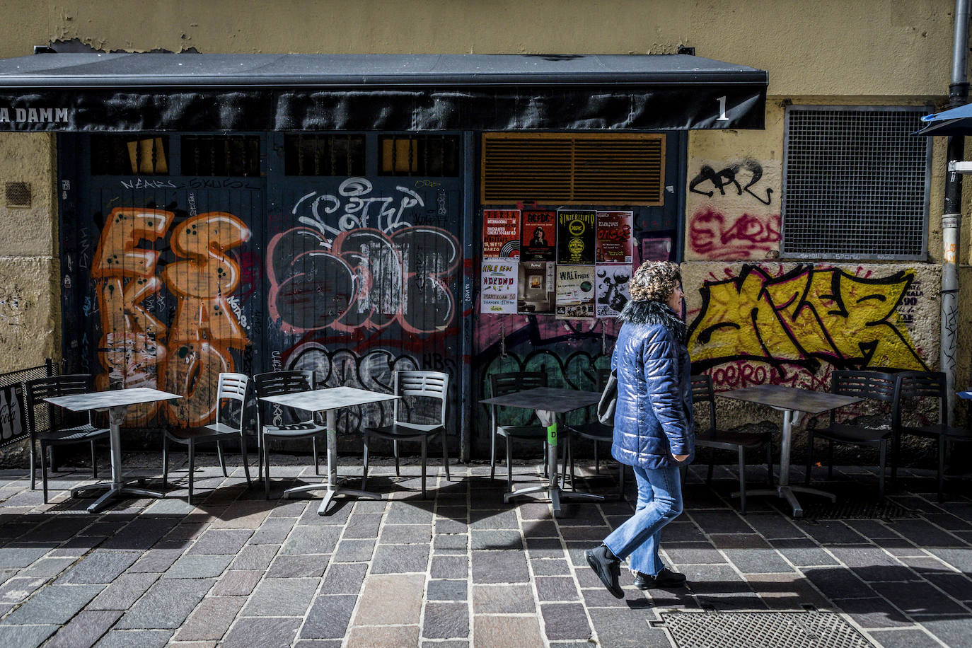 Grafitis en el Casco Viejo de Vitoria