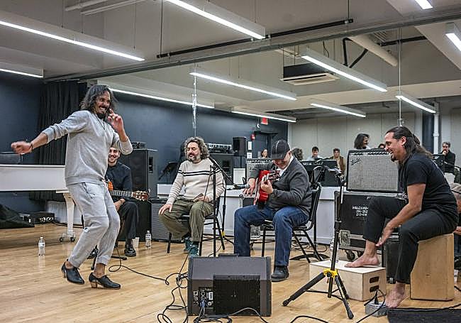 Ensayo de las actuaciones del festival de Nueva York.