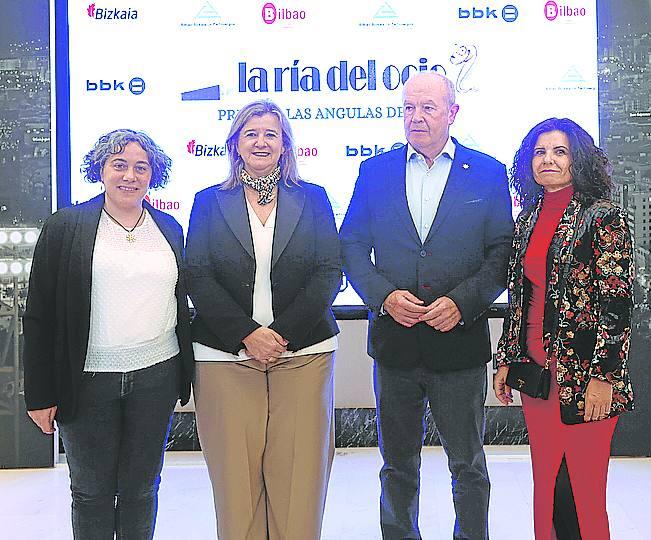 Nekane Ramírez, Teresa Laespada, Ricardo Barkala y Ana Molina.