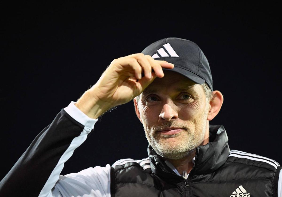 Tuchel, antes del parftido de Copa ante el SC Preussen Muenster 06.