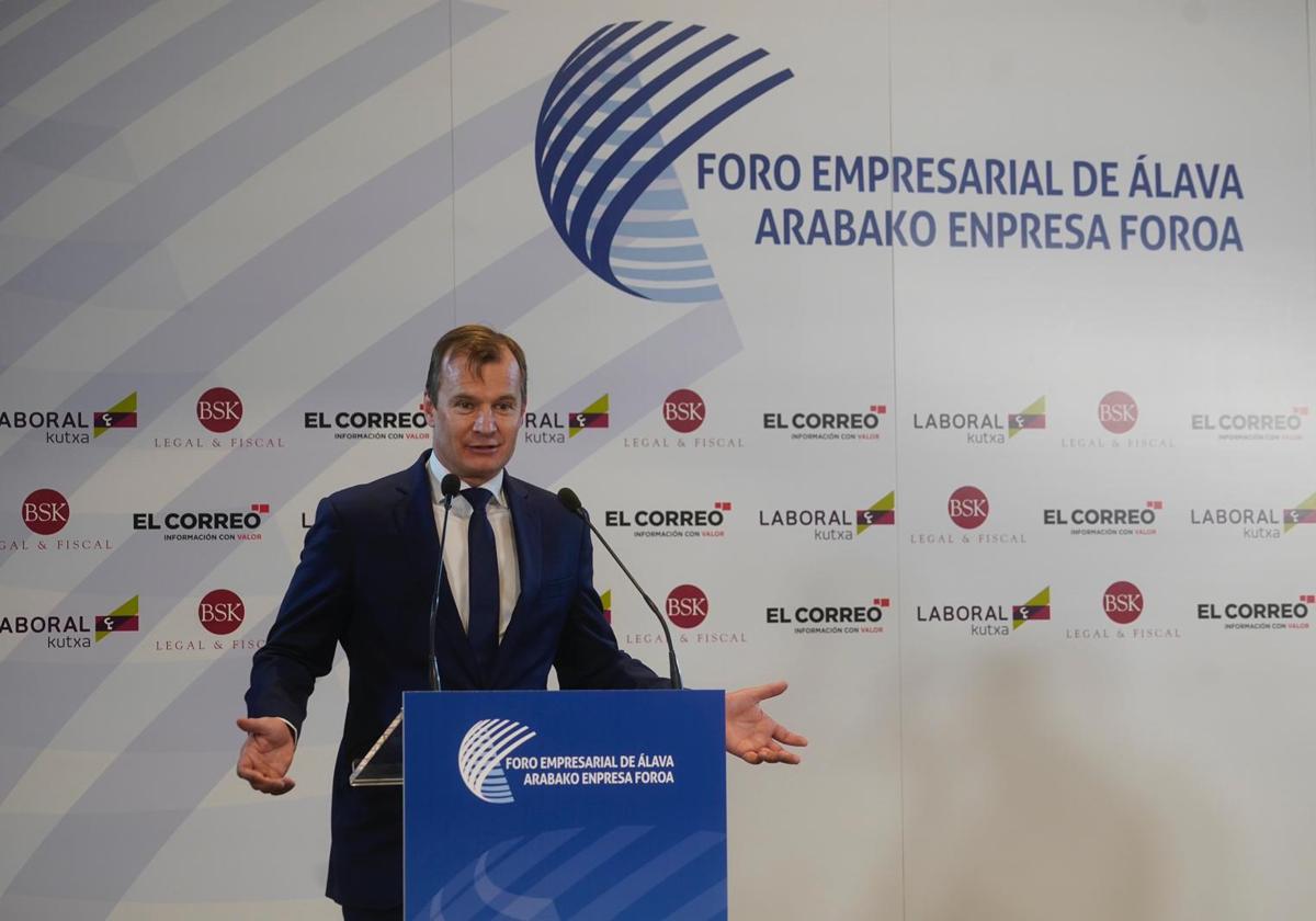 Así ha sido la intervención de Meinrad Spenger, CEO de MásMóvil, en el Foro Empresarial de Álava