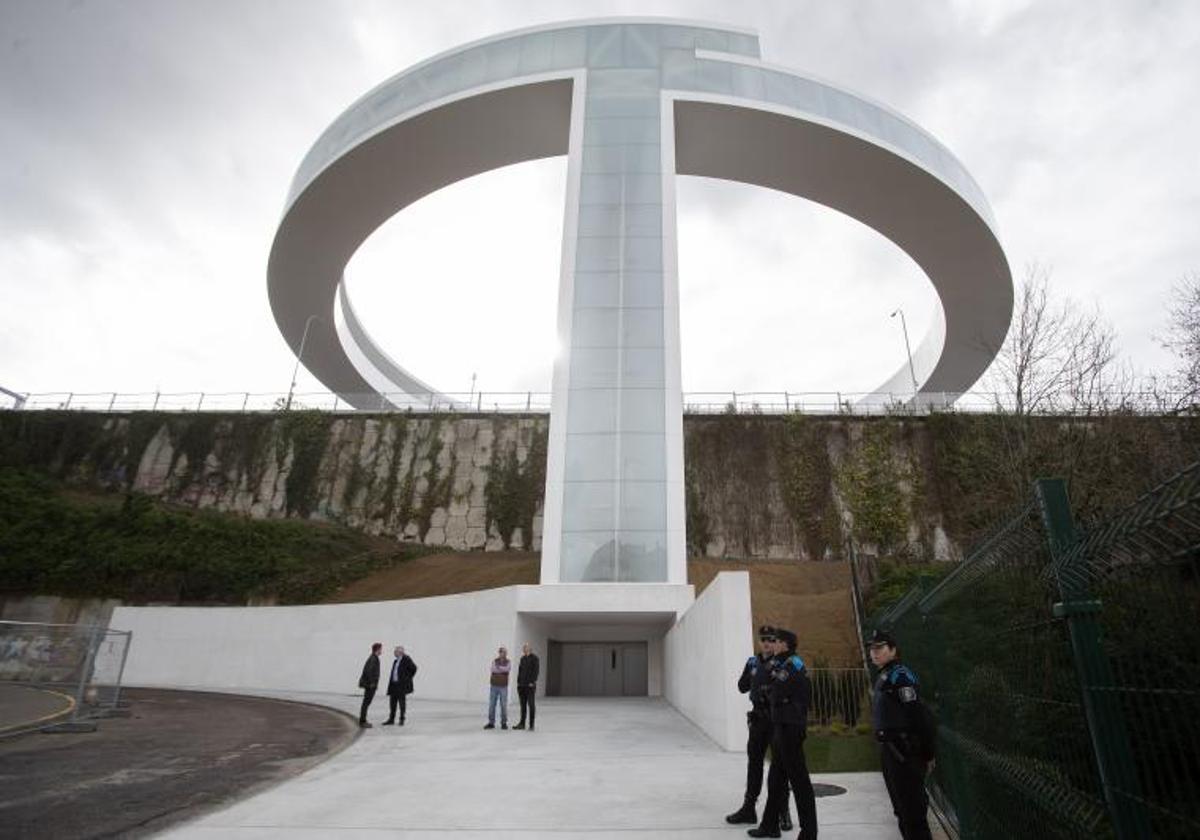 El mirador Halo de Vigo.