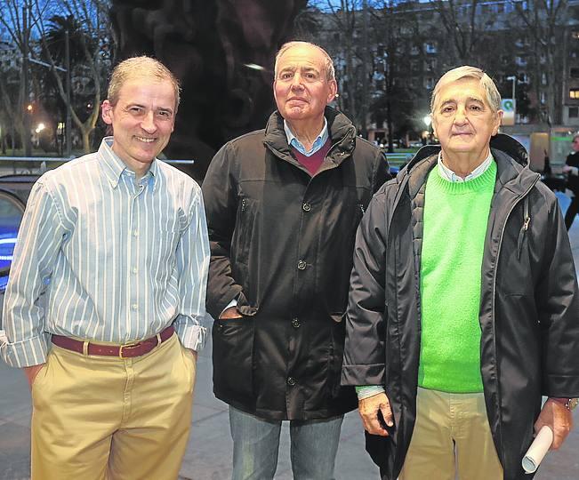 Fernando Botanz, Jesús López y Javier Naverán. 