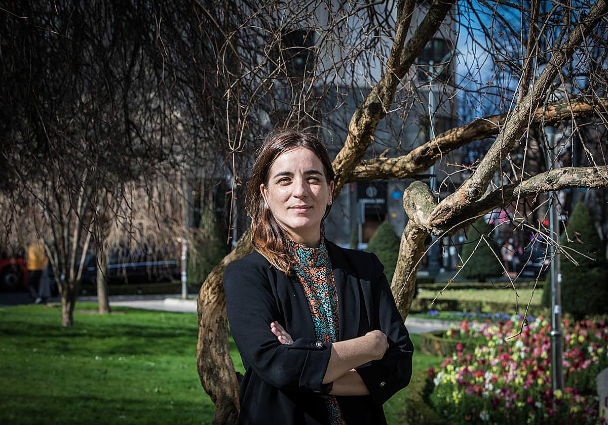 La investigadora Montserrat Pulido en Bilbao, horas antes de su conferencia en la Real Academia de Medicina del País Vasco.