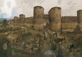 Recreación de Iruña-Veleia.