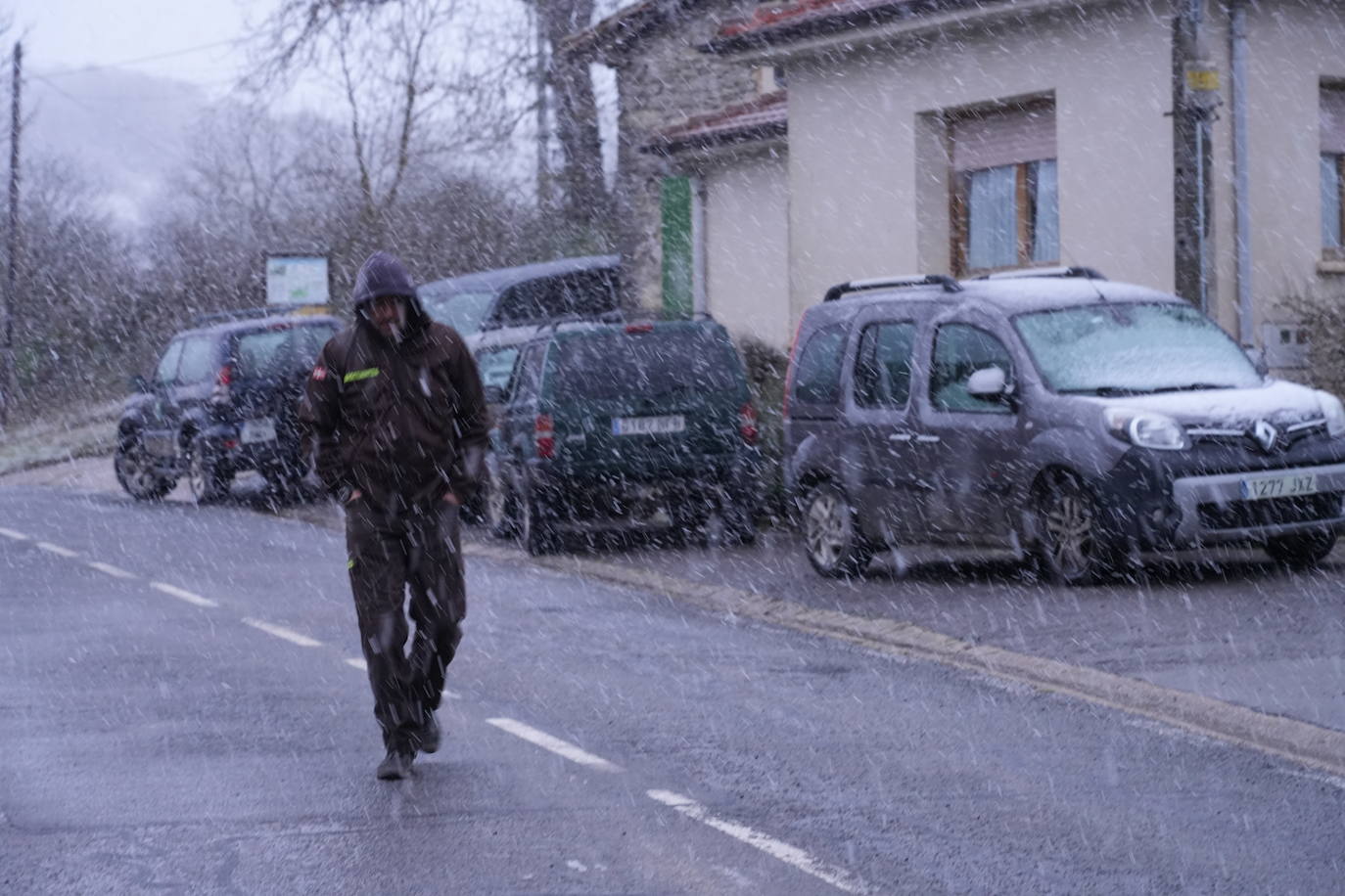 La nevada en Álava, en imágenes