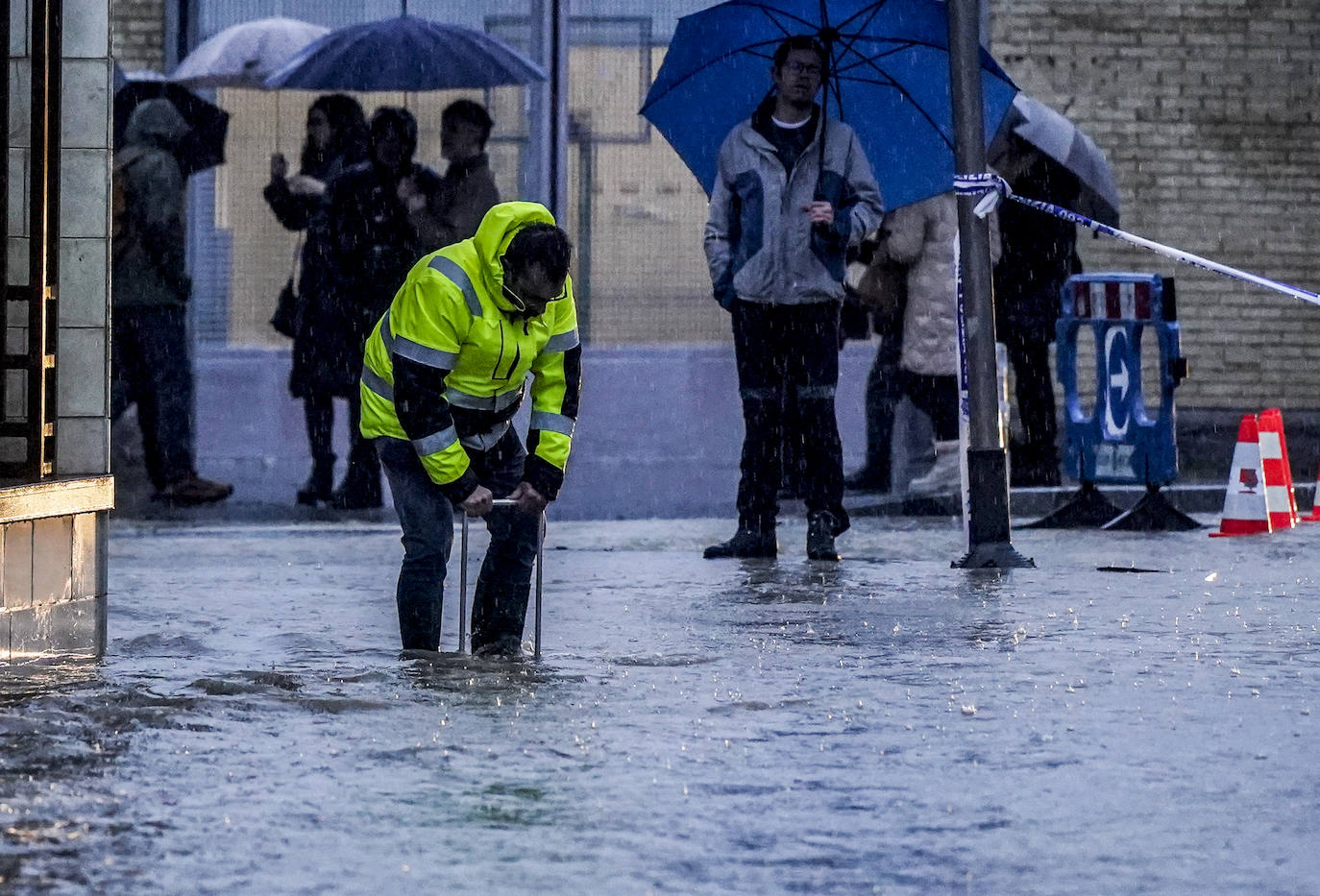 Las imágenes de las inundaciones en Vitoria y Álava