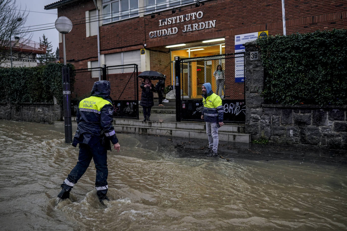 Las imágenes de las inundaciones en Vitoria y Álava