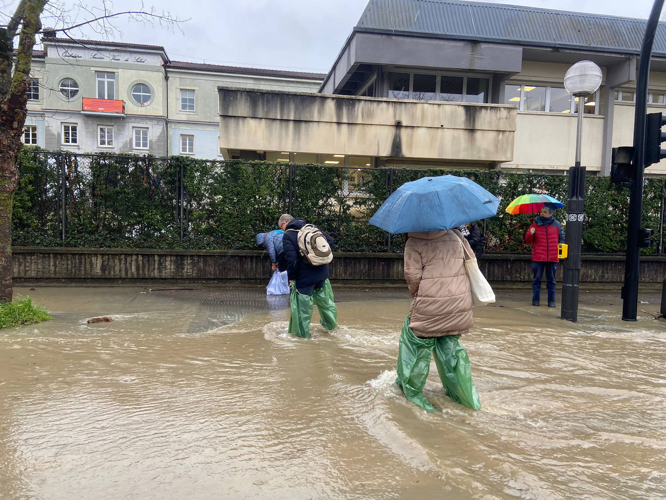 Las imágenes de las inundaciones en Vitoria y Álava