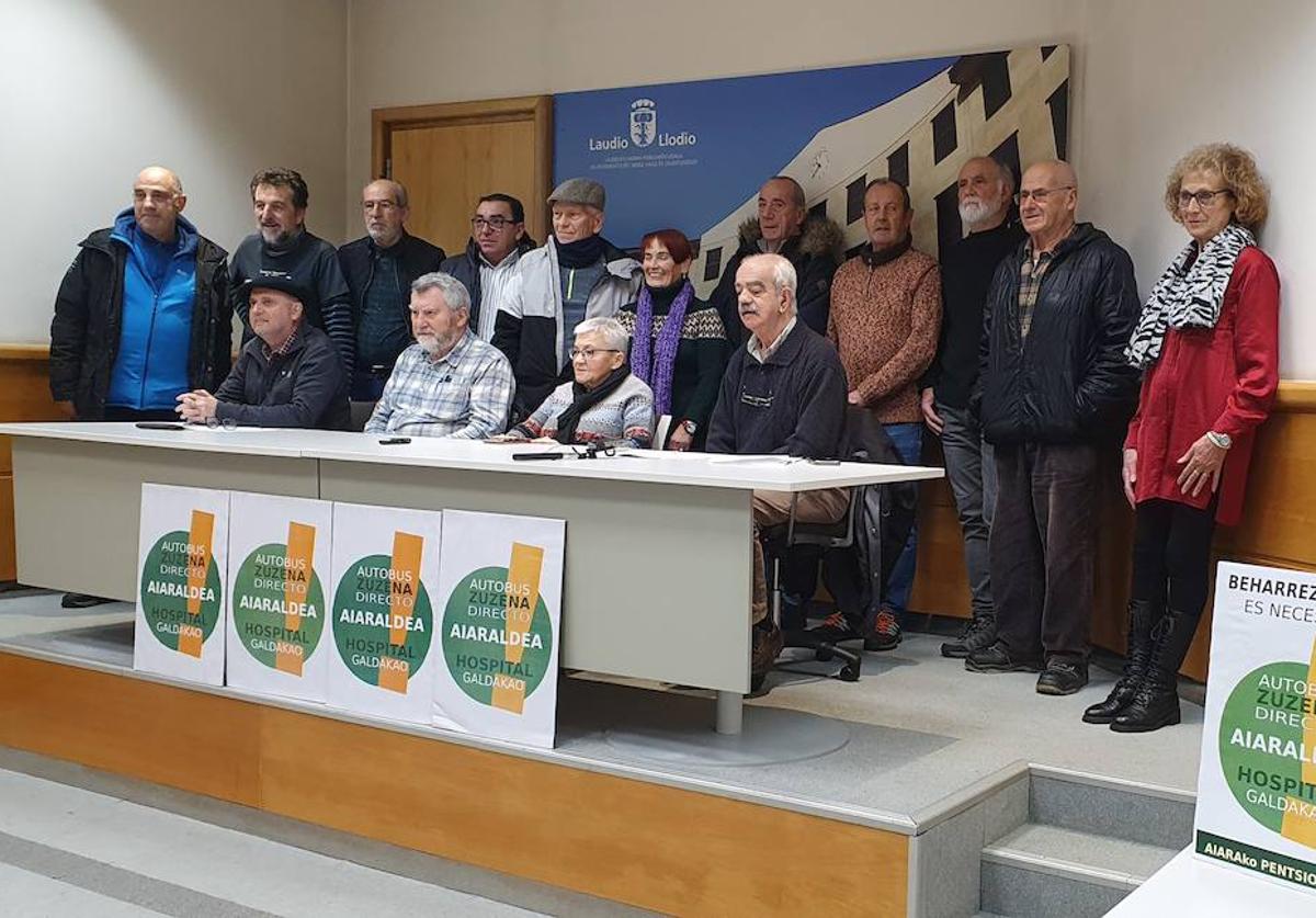 Los pensionistas piden desde hace tiempo un autobús directo a Galdakao.