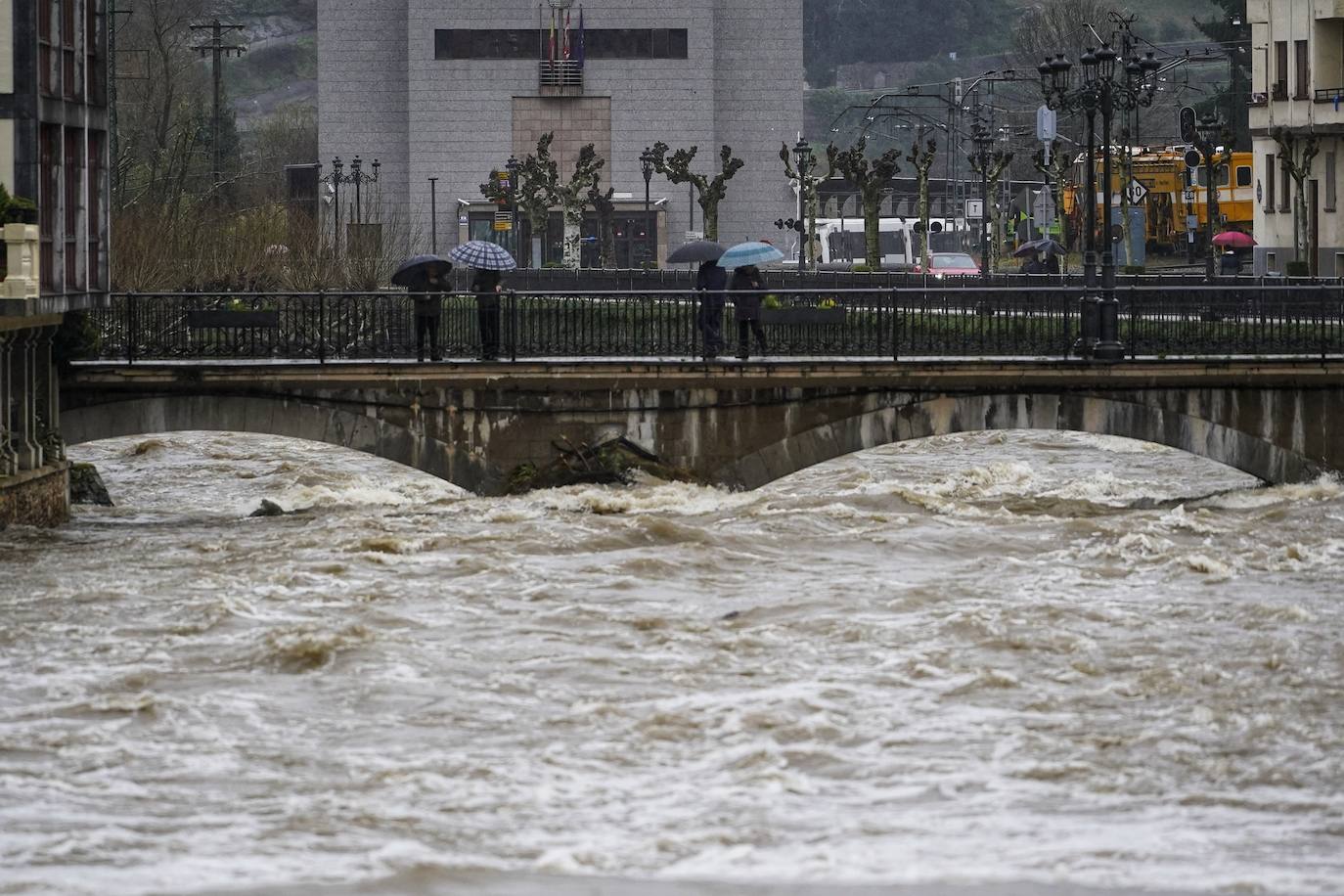 Inundaciones en Zalla, Balmaseda y Sodupe