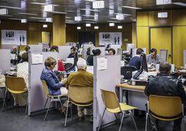 Oficinas de la Hacienda foral en Vitoria.