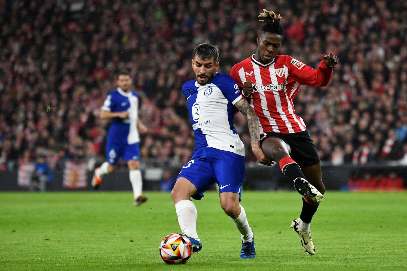 La fiesta de los jugadores del Athletic en San Mamés