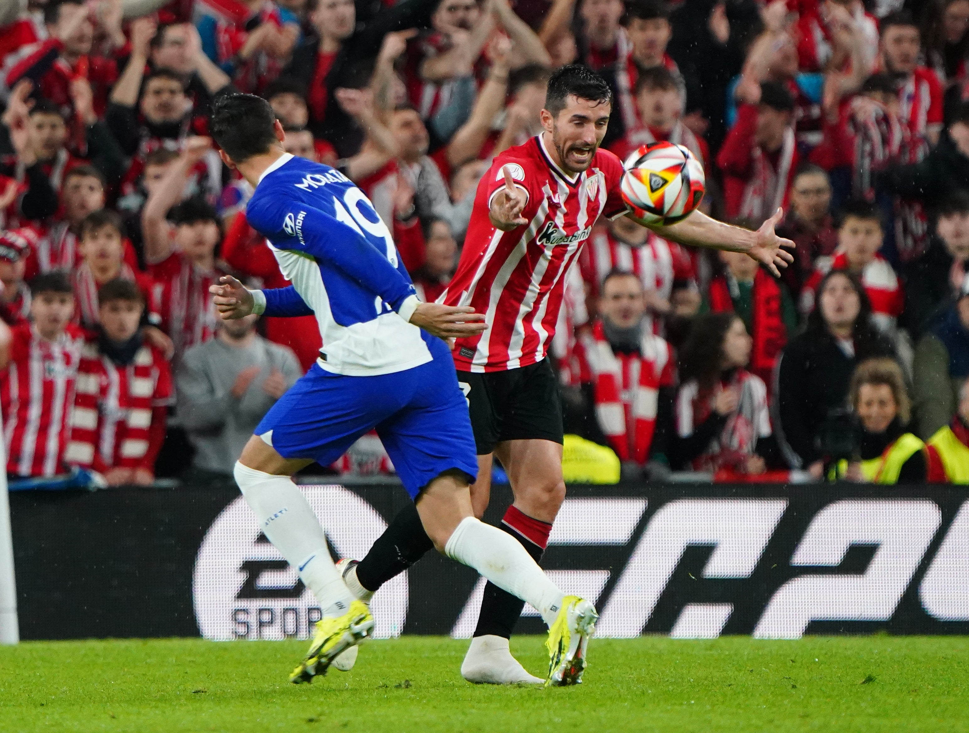 La fiesta de los jugadores del Athletic en San Mamés