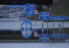 La salida a la autovía de Bilbao permaneció cerrada más de 24 horas en diciembre de 2021.