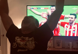 Iñaki López, Anne Igartiburu, Aitor Ocio, Ibai Gómez... La euforia de los famosos con el Athletic