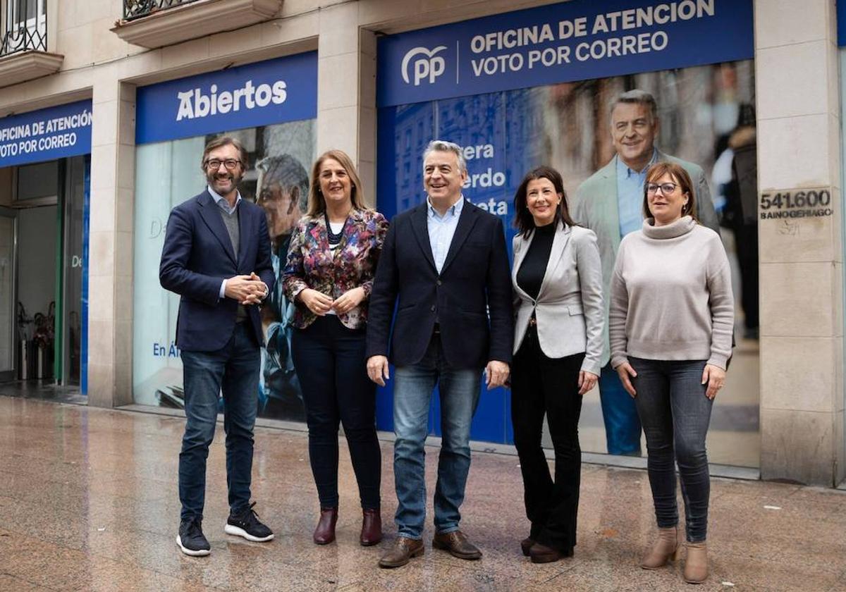 Iñaki Oyarzabal, Ainhoa Domaica, Javier de Andrés, Laura Garrido y Ana Salazar.