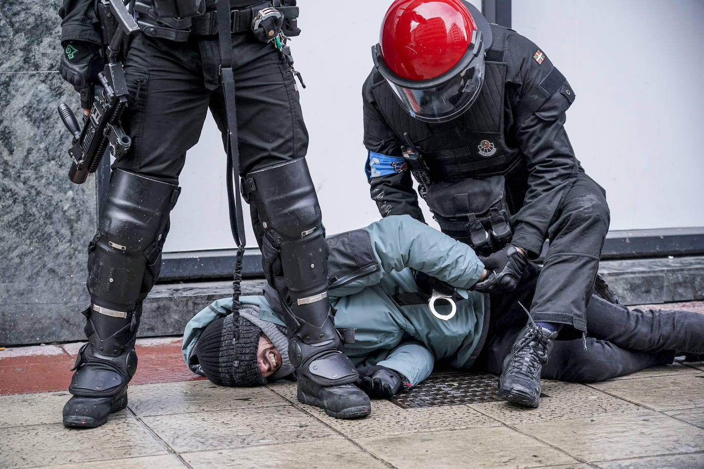 Disturbios en la manifestación del 3 de Marzo en Vitoria