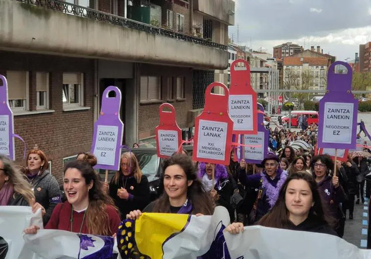 Manifestación del 8M celebrada el año pasado.