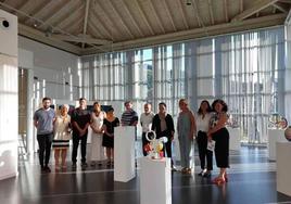 Inauguración de la muestra de 'Bosteko' en Arrigorriaga el pasado mes de septiembre