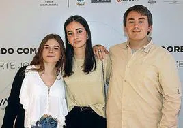 Berta Blázquez, Laia Miera e Ibai De Lucas.