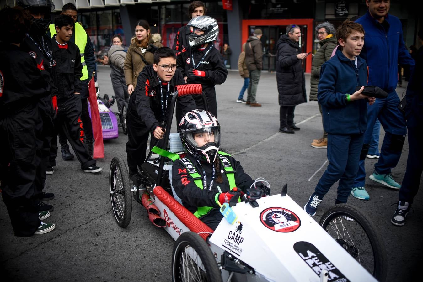 Campeonato de vehículos eléctricos en San Mamés