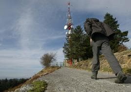 La cima de Pagolar, integrada en el proyecto Ferosca I podría albergar aerogeneradores.