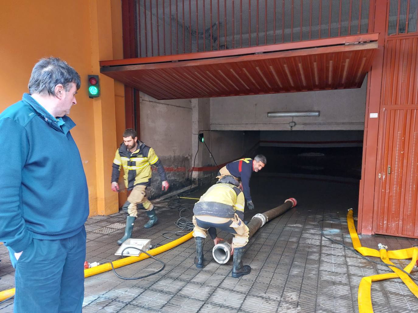 Las imágenes de las inundaciones en Erandio y Zorrozaurre