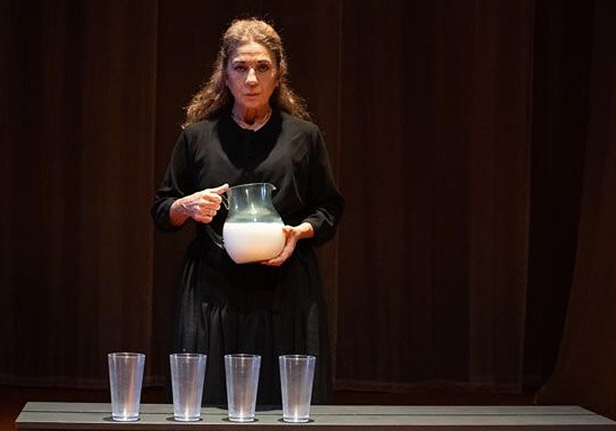 Lolita Flores durante una de las funciones de 'Poncia'.