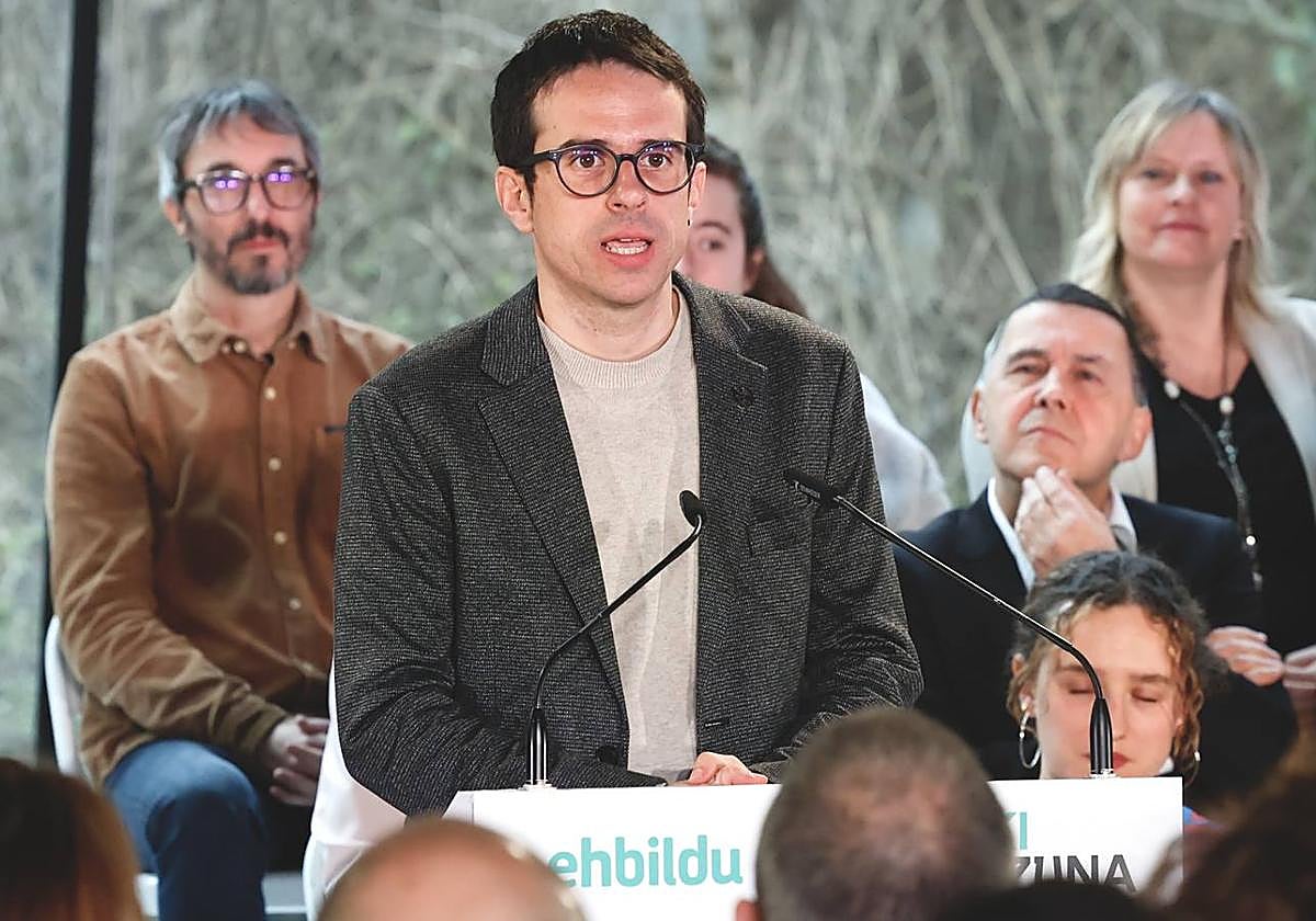 Pello Otxandiano, candidato a lehendakari por EH Bildu.