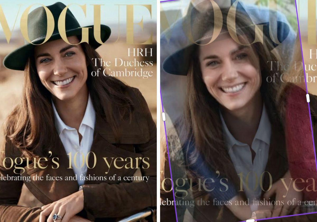 La última teoría de la conspiración sobre la foto manipulada de Kate Middleton: «Sacaron su cara de la Vogue»