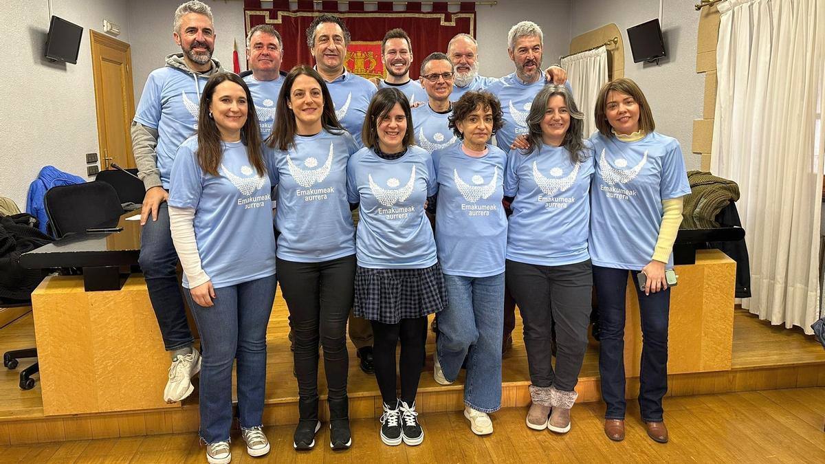 La corporación de Ayuntamiento de Balmaseda en el pleno anterior al 8-M.