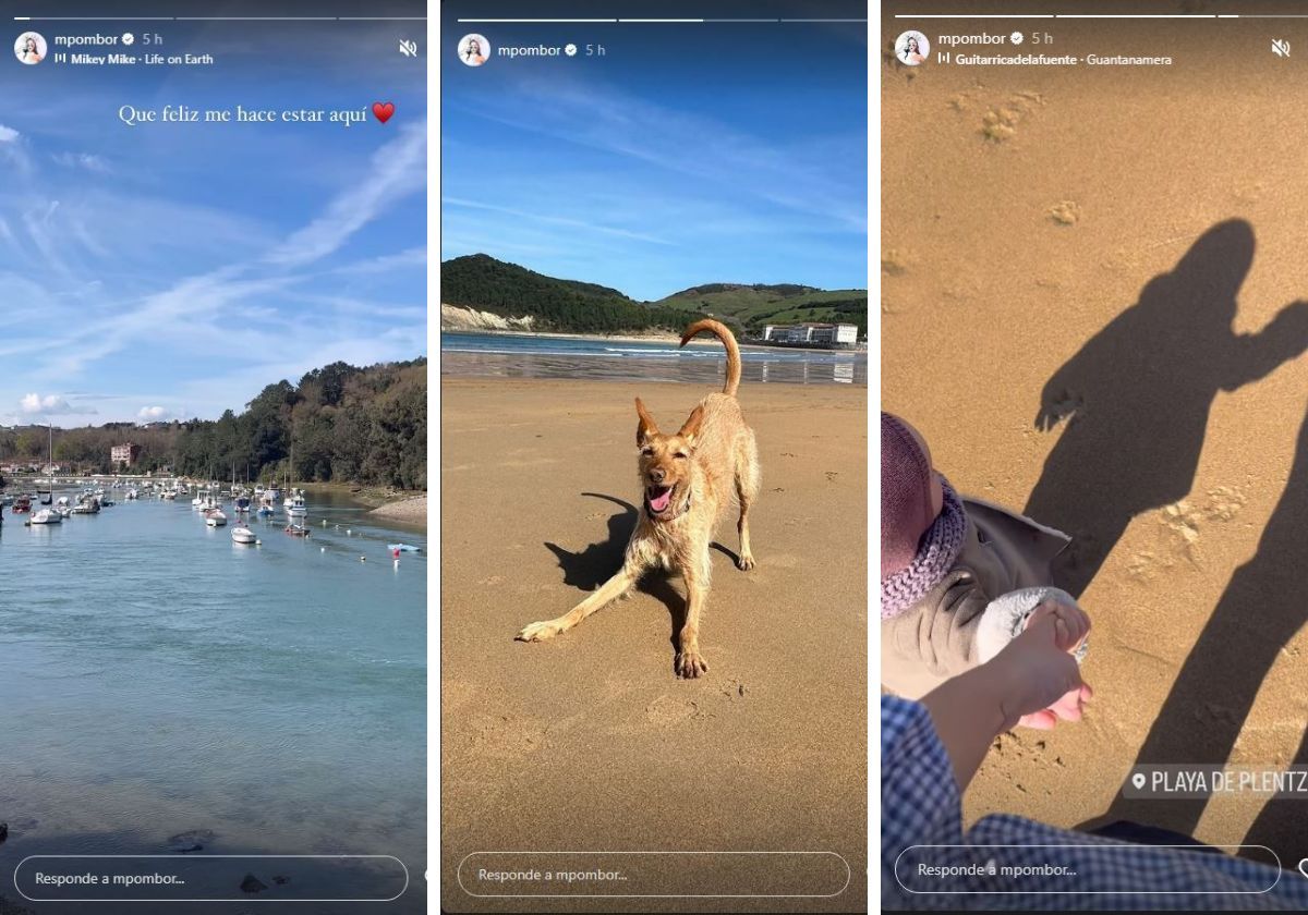 Marta Pombo no asiste a los Premios Ídolo y disfruta de las playas de Bizkaia