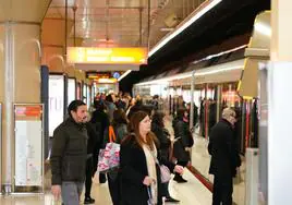 El metro calienta motores para dar un servicio histórico por el partido y la posible celebración