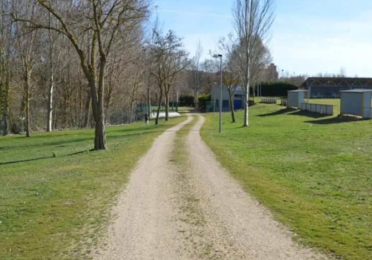 Lugar de Busto de Bureba en el que está previsto crear el área de autocarvanas.