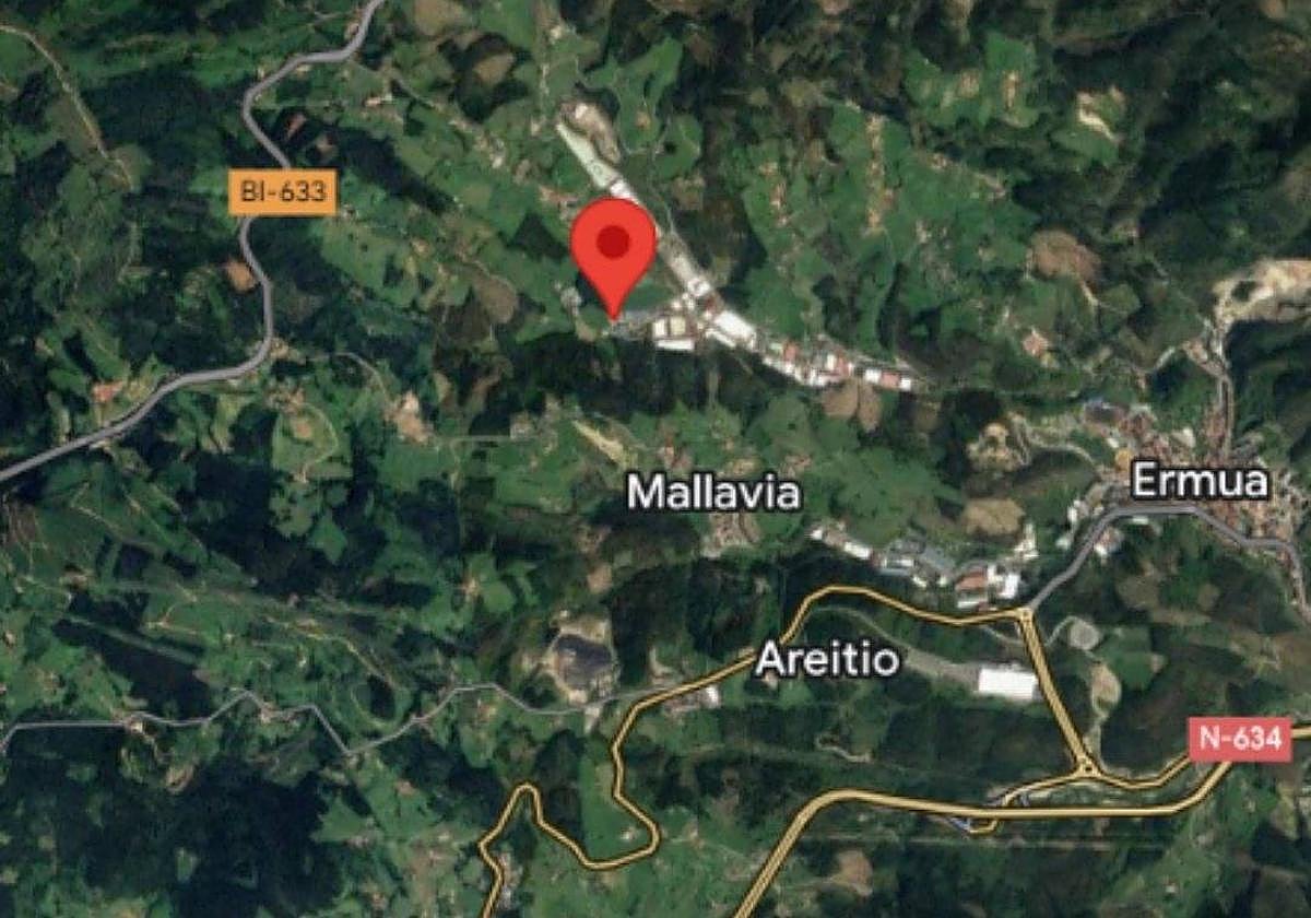 Una persona herida en un accidente múltiple en la BI-2023 a la altura de Mallabia