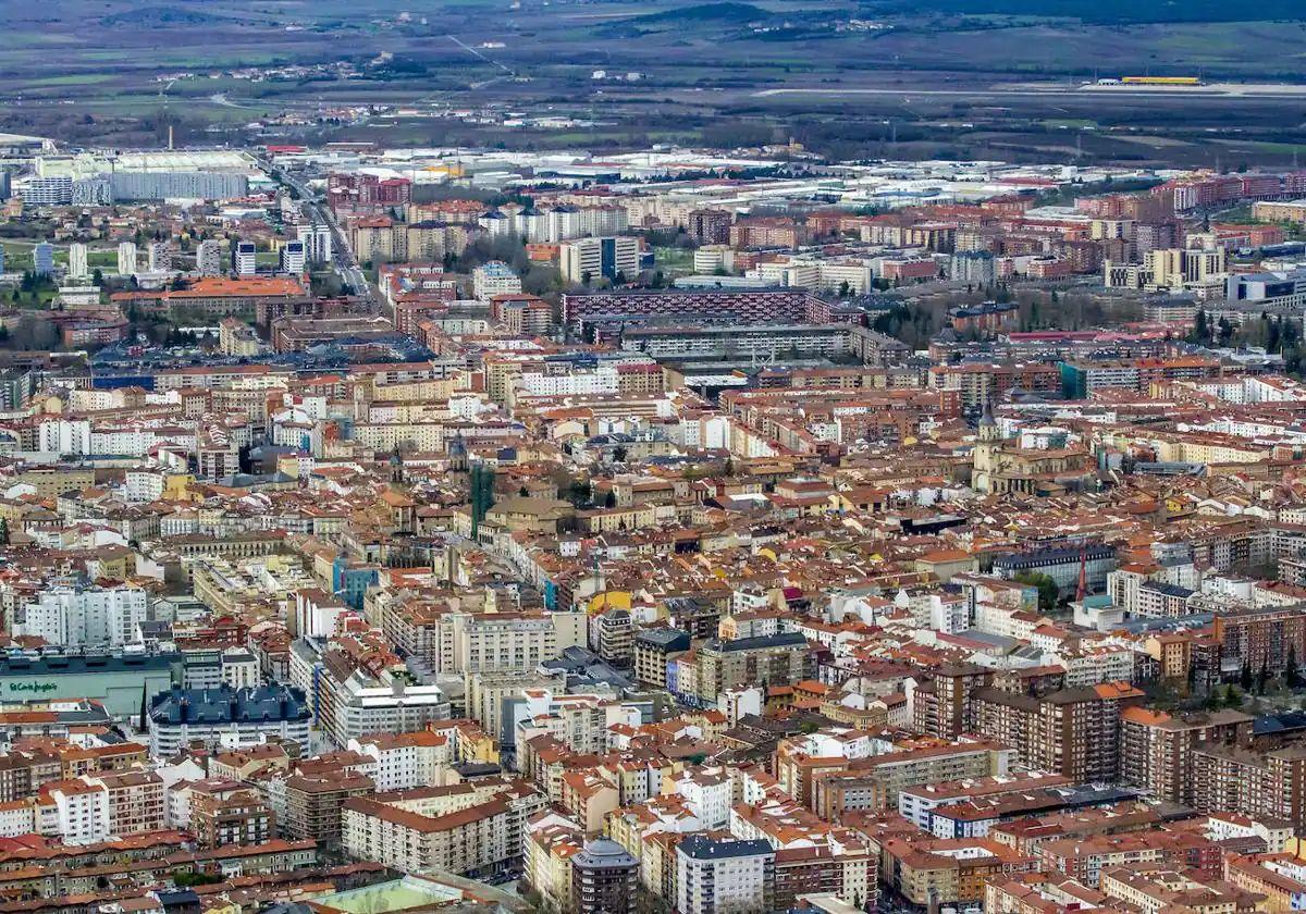 Vista panorámica de Vitoria.