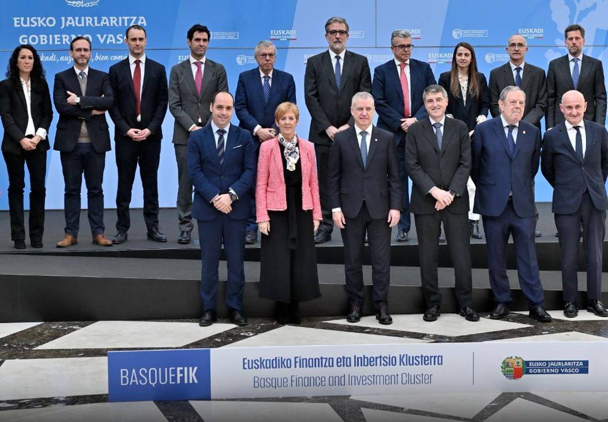 Urkullu, en la presentación del nuevo Clúster Financiero e Inversor de Euskadi, BasqueFIK.