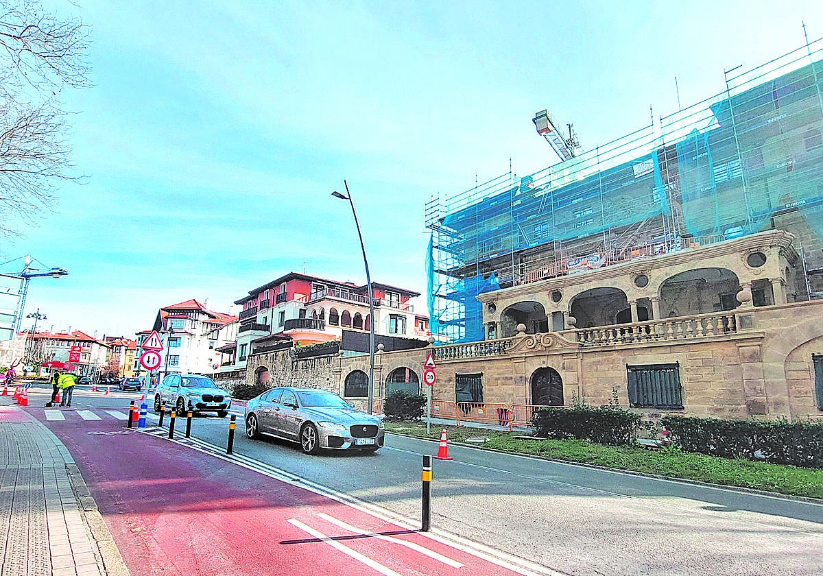Las obras en el Palacio del Marqués de Olaso terminarán esta primavera con la construcción de once pisos.