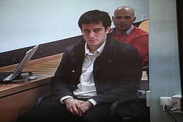 El médico Diego Yllanes, durante el juicio por la muerte de Nagore Laffage.