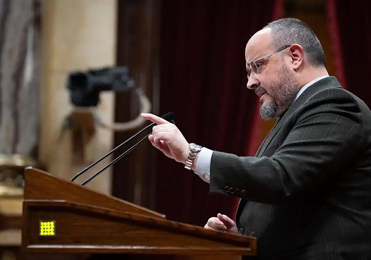 El líder del PP en Cataluña, Alejandro Fernández.