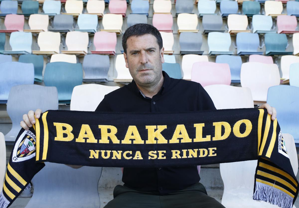 Imanol de Sota, técnico del Barakaldo.