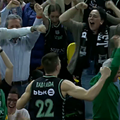 Así ha sido el espectacular triple que ha dado la victoria al Bilbao Basket en el último suspiro