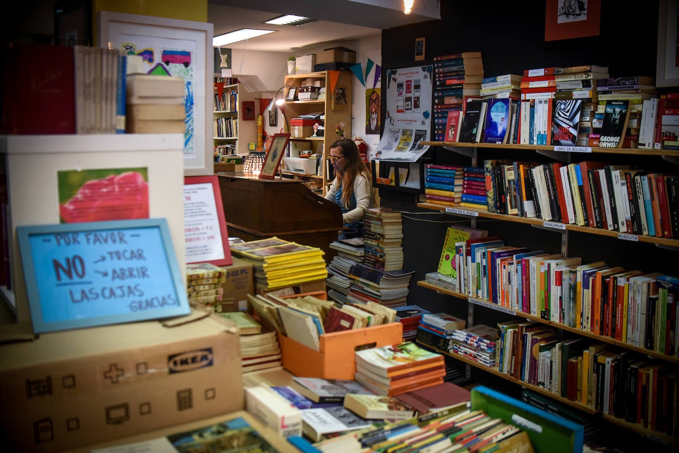 La librería «mágica» de Bilbao con todos los libros a 3 euros