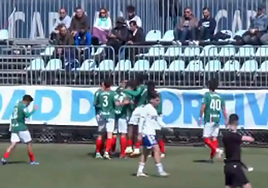Julen Jon Guerrero empieza a destacar en el Alavés con un golazo con la pierna 'mala'