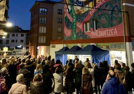 Manifestación en Amurrio contra la violencia machista.