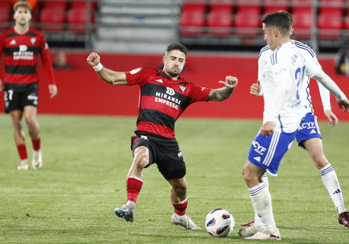 Álvaro Sanz también cree que si el conjunto rojillo se emplea como ante Zaragoza y Eldense, sumará muchos puntos en las diez jornadas que restan.