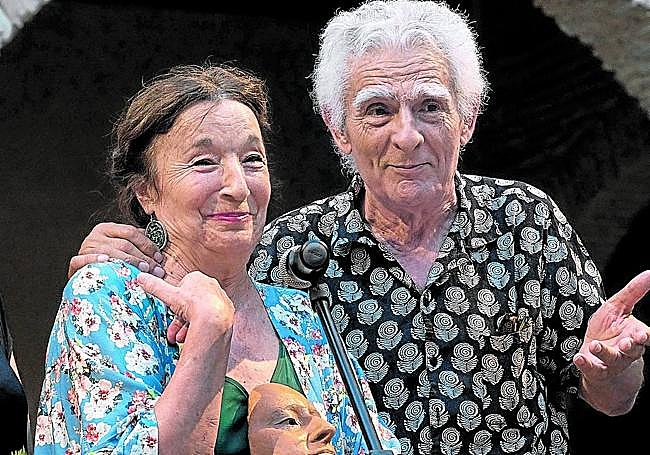Petra Martínez y Juan Margallo recibieron el Premio Nacional de Teatro en 2022.